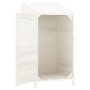 Cobertizo de jardín madera de abeto maciza blanco 55x52x112 cm de vidaXL, Cobertizos - Ref: Foro24-152179, Precio: 107,99 €, ...