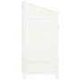 Cobertizo de jardín madera de abeto maciza blanco 55x52x112 cm de vidaXL, Cobertizos - Ref: Foro24-152179, Precio: 107,99 €, ...