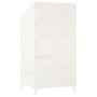 Cobertizo de jardín madera de abeto maciza blanco 55x52x112 cm de vidaXL, Cobertizos - Ref: Foro24-152179, Precio: 107,99 €, ...