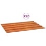 Paneles de tejado 12 uds acero corten oxidado 60x44 cm de vidaXL, Tejas y baldosas para techo - Ref: Foro24-151970, Precio: 8...