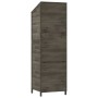 Cobertizo de jardín madera maciza abeto antracita 55x52x174,5cm de vidaXL, Cobertizos - Ref: Foro24-152188, Precio: 185,76 €,...