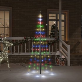 Weihnachtsbaum am Fahnenmast 108 farbige LEDs 180 cm von vidaXL, Weihnachtsbeleuchtung - Ref: Foro24-343521, Preis: 27,09 €, ...