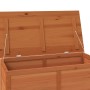 Solid spruce wood chest for cushions, brown, 100x50x56 cm by vidaXL, Outdoor storage boxes - Ref: Foro24-152169, Price: 143,7...