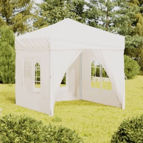 Carpa para fiestas plegable con paredes laterales blanco 2x2 m de vidaXL, Carpas y cenadores - Ref: Foro24-93503, Precio: 113...