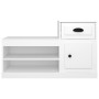 White plywood shoe cabinet 100x42x60 cm by vidaXL, Shoe racks and shoe organizers - Ref: Foro24-816416, Price: 59,48 €, Disco...