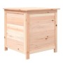 Solid fir wood cushion storage box 50x50x56 cm by vidaXL, Outdoor storage boxes - Ref: Foro24-152162, Price: 83,73 €, Discoun...