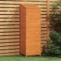 Cobertizo de jardín madera maciza de abeto marrón 55x52x174,5cm de vidaXL, Cobertizos - Ref: Foro24-152189, Precio: 196,99 €,...