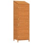 Cobertizo de jardín madera maciza de abeto marrón 55x52x174,5cm de vidaXL, Cobertizos - Ref: Foro24-152189, Precio: 196,99 €,...