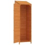 Cobertizo de jardín madera maciza de abeto marrón 55x52x174,5cm de vidaXL, Cobertizos - Ref: Foro24-152189, Precio: 196,99 €,...