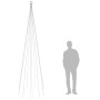 Christmas tree on flagpole 310 cold white LED lights 300 cm by vidaXL, Christmas lights - Ref: Foro24-343523, Price: 45,67 €,...