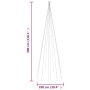 Christmas tree on flagpole 310 cold white LED lights 300 cm by vidaXL, Christmas lights - Ref: Foro24-343523, Price: 45,67 €,...