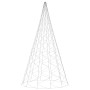 Weihnachtsbaum am Fahnenmast 3000 blaue LEDs 800 cm von vidaXL, Weihnachtsbeleuchtung - Ref: Foro24-343548, Preis: 191,74 €, ...