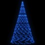 Weihnachtsbaum am Fahnenmast 3000 blaue LEDs 800 cm von vidaXL, Weihnachtsbeleuchtung - Ref: Foro24-343548, Preis: 191,74 €, ...