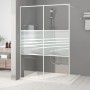 Transparent white ESG glass shower screen 140x195 cm by vidaXL, Shower walls and screens - Ref: Foro24-152154, Price: 164,99 ...