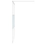 Transparent white ESG glass shower screen 140x195 cm by vidaXL, Shower walls and screens - Ref: Foro24-152154, Price: 164,99 ...