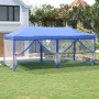 Carpa para fiestas plegable con paredes laterales azul 3x6 m de vidaXL, Carpas y cenadores - Ref: Foro24-93549, Precio: 196,9...