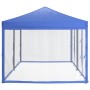 Carpa para fiestas plegable con paredes laterales azul 3x6 m de vidaXL, Carpas y cenadores - Ref: Foro24-93549, Precio: 196,9...