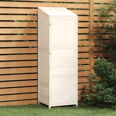 Cobertizo de jardín madera maciza de abeto blanco 55x52x174,5cm de vidaXL, Cobertizos - Ref: Foro24-152187, Precio: 166,13 €,...