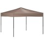 Carpa para fiestas plegable gris taupe 3x3 m de vidaXL, Carpas y cenadores - Ref: Foro24-93519, Precio: 96,53 €, Descuento: %