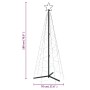 Conical Christmas tree 200 cold white LEDs 70x180 cm by vidaXL, Christmas trees - Ref: Foro24-343502, Price: 63,66 €, Discoun...