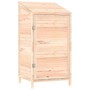 Cobertizo de jardín madera de abeto maciza 55x52x112 cm de vidaXL, Cobertizos - Ref: Foro24-152178, Precio: 103,48 €, Descuen...