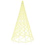 Árbol de Navidad en asta bandera 1400 LED blanco cálido 500cm de vidaXL, Luces de Navidad - Ref: Foro24-343542, Precio: 158,3...