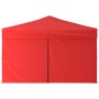 Carpa para fiestas plegable con paredes laterales rojo 3x3 m de vidaXL, Carpas y cenadores - Ref: Foro24-93527, Precio: 145,6...