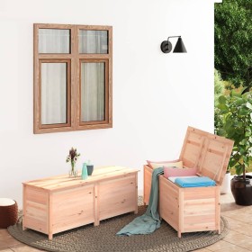 Solid fir wood cushion trunk 150x50x56 cm by vidaXL, Outdoor storage boxes - Ref: Foro24-152170, Price: 201,99 €, Discount: %