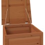 Chest for cushions solid brown fir wood 50x50x56 cm by vidaXL, Outdoor storage boxes - Ref: Foro24-152165, Price: 95,58 €, Di...