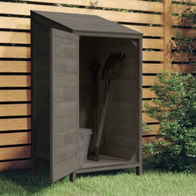 Cobertizo de jardín madera abeto maciza antracita 55x52x112 cm de vidaXL, Cobertizos - Ref: Foro24-152180, Precio: 111,07 €, ...