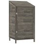 Cobertizo de jardín madera abeto maciza antracita 55x52x112 cm de vidaXL, Cobertizos - Ref: Foro24-152180, Precio: 114,51 €, ...