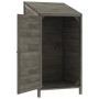 Cobertizo de jardín madera abeto maciza antracita 55x52x112 cm de vidaXL, Cobertizos - Ref: Foro24-152180, Precio: 114,51 €, ...