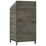 Cobertizo de jardín madera abeto maciza antracita 55x52x112 cm de vidaXL, Cobertizos - Ref: Foro24-152180, Precio: 114,51 €, ...