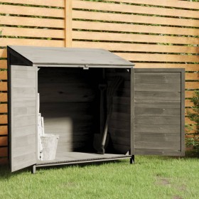 Garden shed solid anthracite fir wood 102x52x112 cm by vidaXL, Sheds - Ref: Foro24-152184, Price: 189,99 €, Discount: %