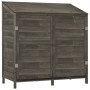 Cobertizo de jardín madera abeto maciza antracita 102x52x112 cm de vidaXL, Cobertizos - Ref: Foro24-152184, Precio: 206,84 €,...