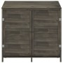 Cobertizo de jardín madera abeto maciza antracita 102x52x112 cm de vidaXL, Cobertizos - Ref: Foro24-152184, Precio: 206,84 €,...