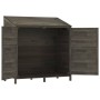 Cobertizo de jardín madera abeto maciza antracita 102x52x112 cm de vidaXL, Cobertizos - Ref: Foro24-152184, Precio: 206,84 €,...