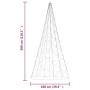 Weihnachtsbaum am Fahnenmast 500 warmweiße LEDs 300cm von vidaXL, Weihnachtsbeleuchtung - Ref: Foro24-343538, Preis: 75,95 €,...