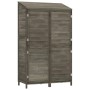 Cobertizo jardín madera maciza abeto antracita 102x52x174,5cm de vidaXL, Cobertizos - Ref: Foro24-152192, Precio: 325,31 €, D...