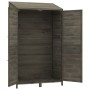 Cobertizo jardín madera maciza abeto antracita 102x52x174,5cm de vidaXL, Cobertizos - Ref: Foro24-152192, Precio: 325,31 €, D...