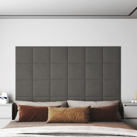 Wall panels 12 pcs dark gray velvet 30x30 cm 1.08 m² by vidaXL, Wall covering - Ref: Foro24-343808, Price: 43,99 €, Discount: %