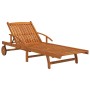 Tumbonas de madera maciza de acacia 2 unidades de vidaXL, Tumbonas - Ref: Foro24-3104967, Precio: 412,05 €, Descuento: %