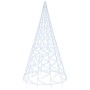 Árbol de Navidad en asta bandera 3000 LED blanco frío 800 cm de vidaXL, Luces de Navidad - Ref: Foro24-343547, Precio: 213,99...