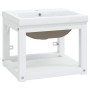 Bathroom structure with built-in white iron sink by vidaXL, bathroom vanities - Ref: Foro24-3101379, Price: 110,76 €, Discoun...