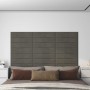 Wall panels 12 pcs dark gray velvet 60x15 cm 1.08 m² by vidaXL, Wall covering - Ref: Foro24-343836, Price: 41,77 €, Discount: %