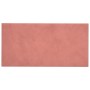 Wall panels 12 pcs pink velvet 30x15 cm 0.54 m² by vidaXL, Wall covering - Ref: Foro24-343782, Price: 30,25 €, Discount: %