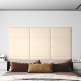 Wall panels 12 pcs cream velvet 60x30 cm 2.16 m² by vidaXL, Wall covering - Ref: Foro24-343871, Price: 70,91 €, Discount: %