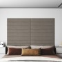 Wall panels 12 units light gray velvet 90x15 cm 1.62 m² by vidaXL, Wall covering - Ref: Foro24-343891, Price: 64,08 €, Discou...