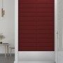 Wandpaneele 12 Stück roter Stoff 60x15 cm 1,08 m² von vidaXL, Wandverkleidung - Ref: Foro24-343820, Preis: 26,35 €, Rabatt: %