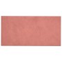 Wall panels 12 units pink velvet 60x30 cm 2.16 m² by vidaXL, Wall covering - Ref: Foro24-343866, Price: 74,28 €, Discount: %